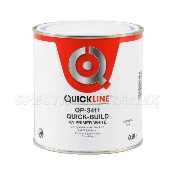 QP-3411, Quickline základový plnič Fast-Build 4:1 bílý, 0,8 l