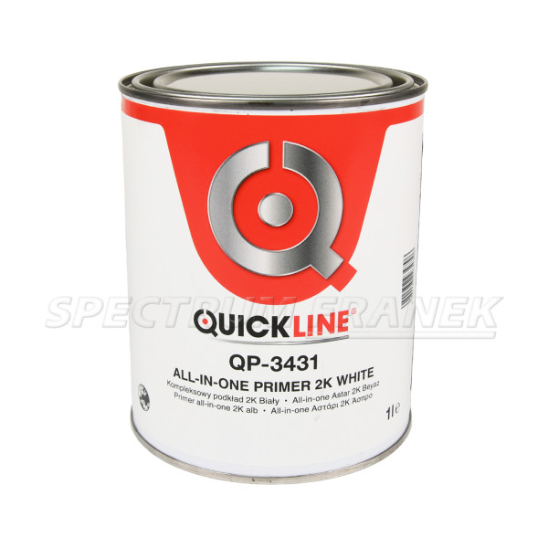 QP-3431, Quickline All-in-one 2K základový plnič, bílý, 1 l