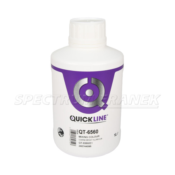 QT-6560, Quickline WB BC, Coarse Bright Aluminium (hrubý světlý hliník), 1 l