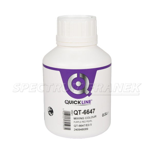 QT-6647, Quickline WB BC, Purple Red Pearl (purpurová perleť), 0,5 l