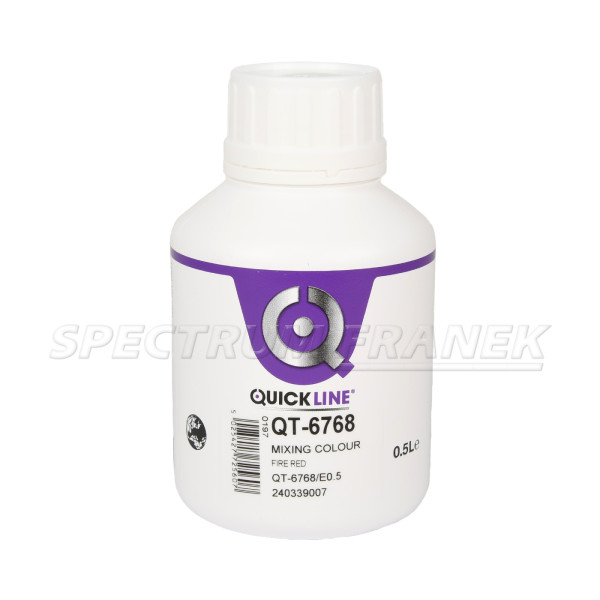 QT-6768, Quickline WB BC, Fire Red (ohnivá červená), 0,5 l